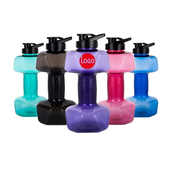 50 Oz (1.5L) Dumbbell Shaped Water Bottle