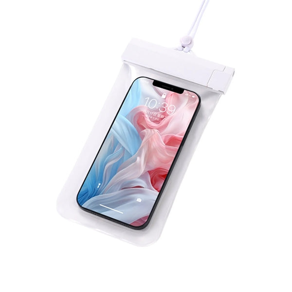 7.2" Clear Waterproof Phone Dry Bag with Lanyard