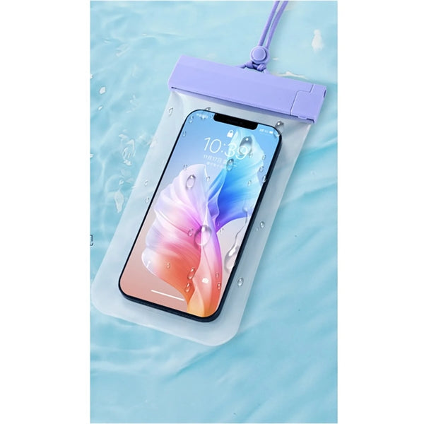 7.2" Clear Waterproof Phone Dry Bag with Lanyard