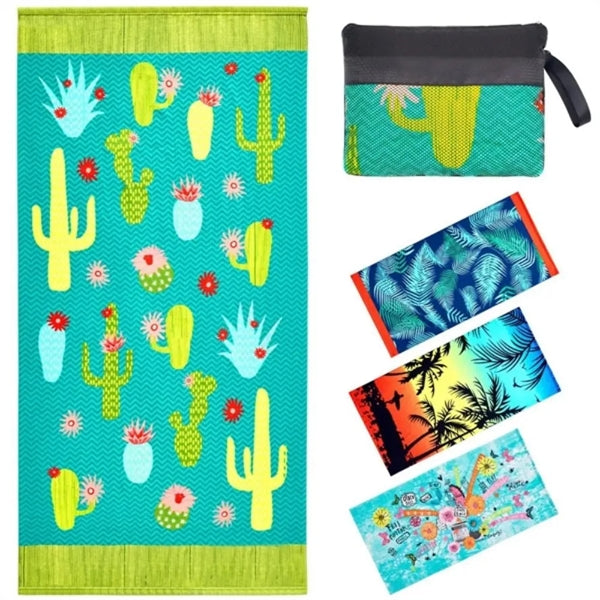 Beach Towel W/ Carry Bag