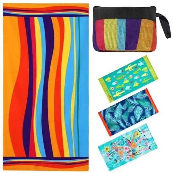 Beach Towel W/ Carry Bag