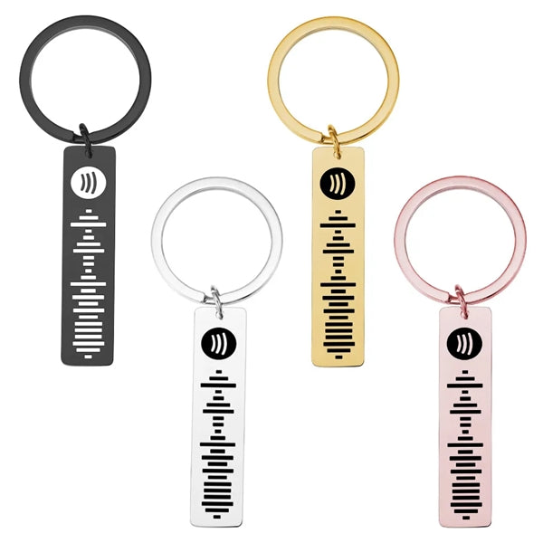 Song Code Keyring Keychain