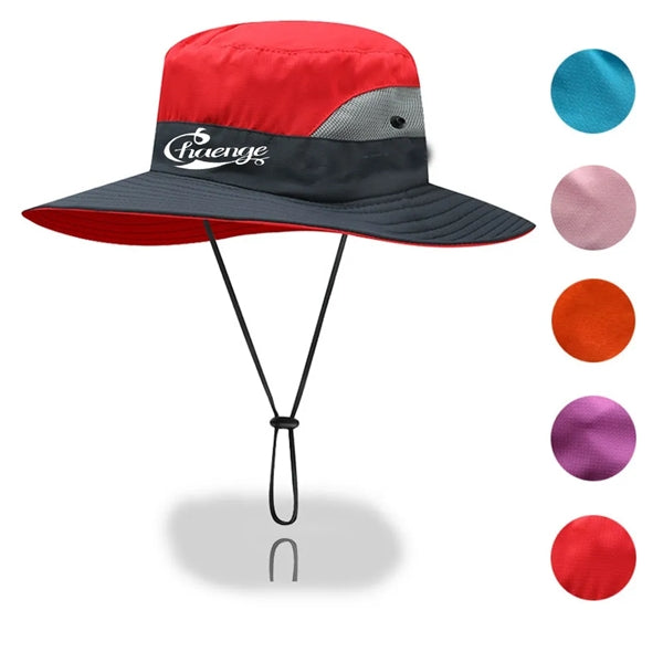 Summer Sun Hat Outdoor Uv Protection Foldable Wide Brim