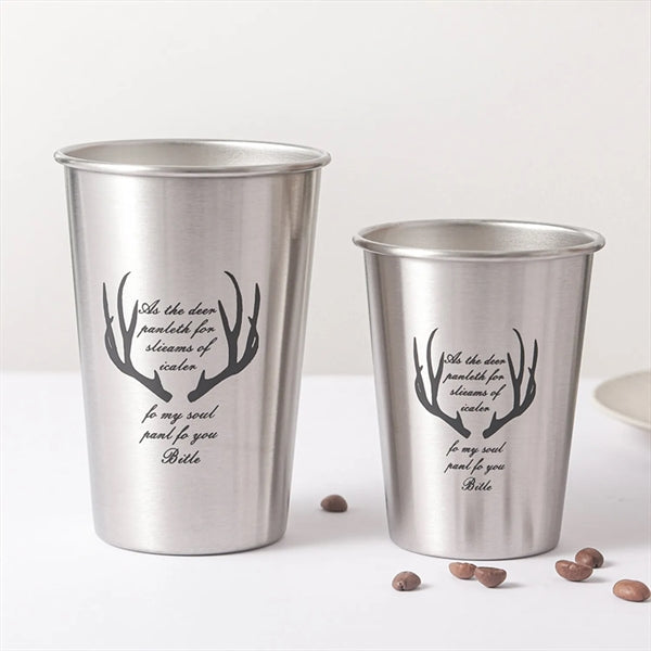 12 OZ Stainless Steel Pint Cups