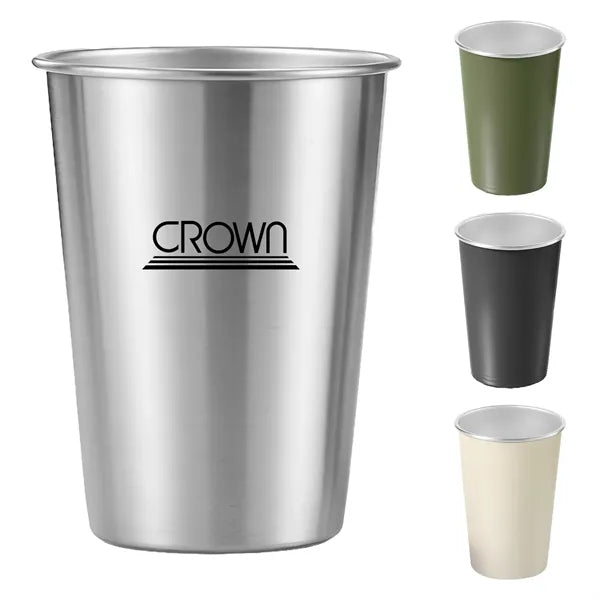 12 OZ Stainless Steel Pint Cups