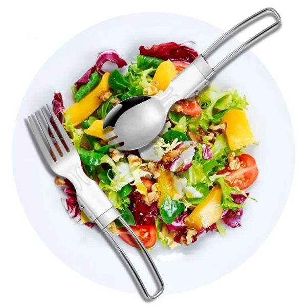 Outdoor 7-in-1 Folding Utensils Set Stainless Steel