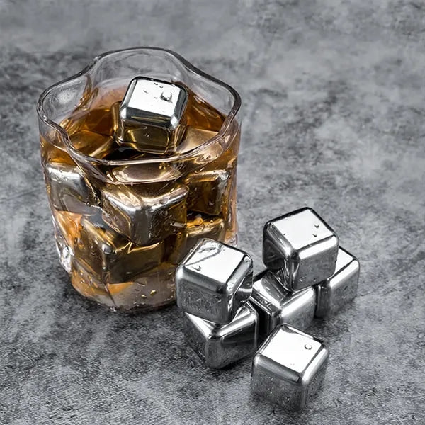 304 Stainless Steel Whisky Metal Ice Cube