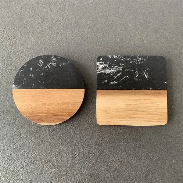 Marble Wood Coasters