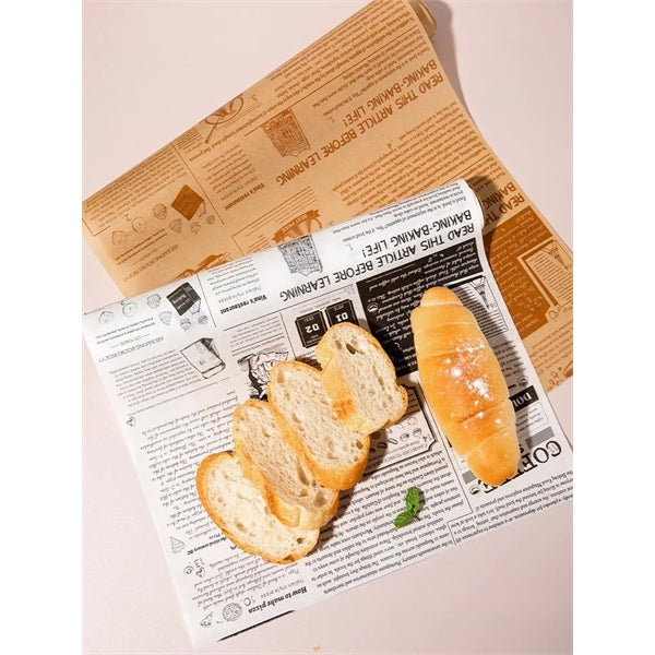 Printed Sandwich Hamburger Food Wrapper Paper