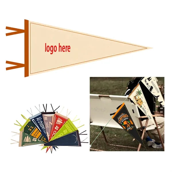 Triangle Felt Flag