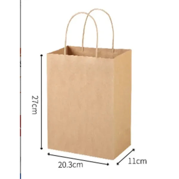Solid Kraft Shopping Bag