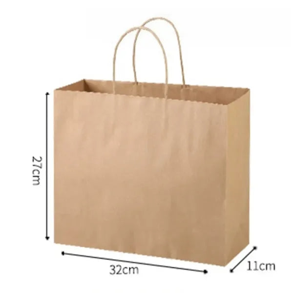 Solid Kraft Shopping Bag