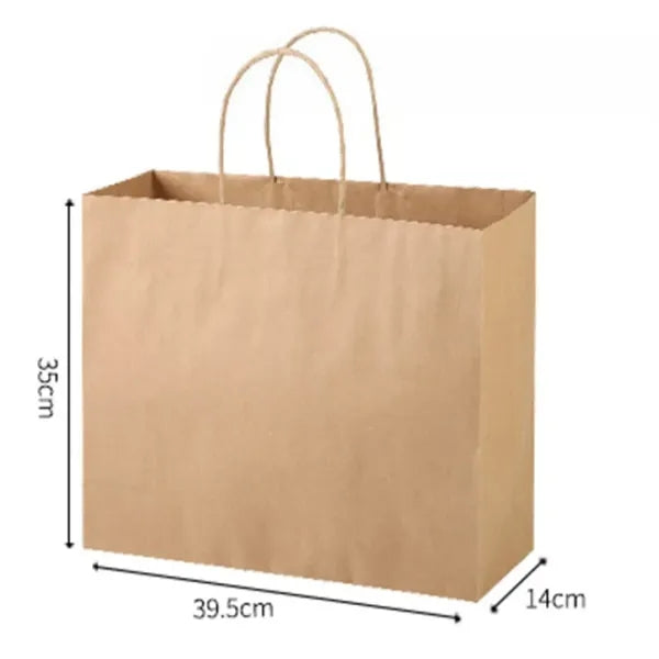 Solid Kraft Shopping Bag