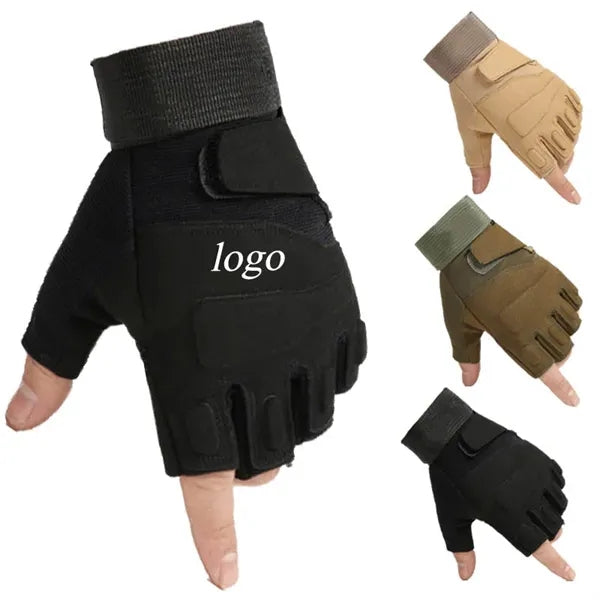 Outdoor non-slip half-finger summer gloves