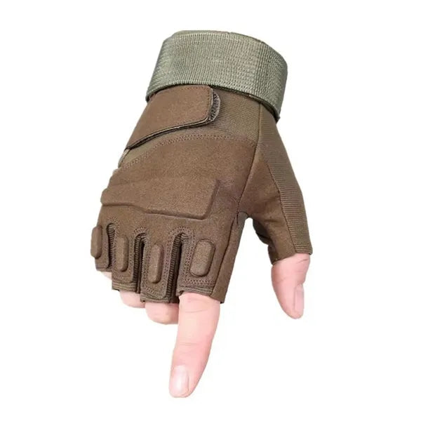 Outdoor non-slip half-finger summer gloves