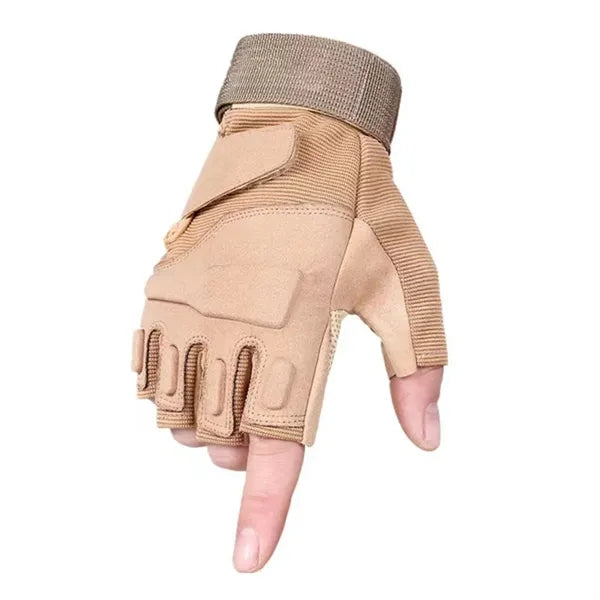 Outdoor non-slip half-finger summer gloves