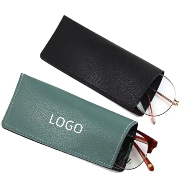 PU Case Leather Glasses Pouch Soft Sunglasses Makeup Holde
