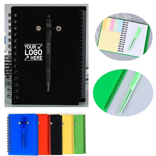 All In One Eco Jotter W/Pen & Sticky Notes
