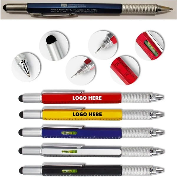 6 in 1 Multi Function Tech Tool Pen