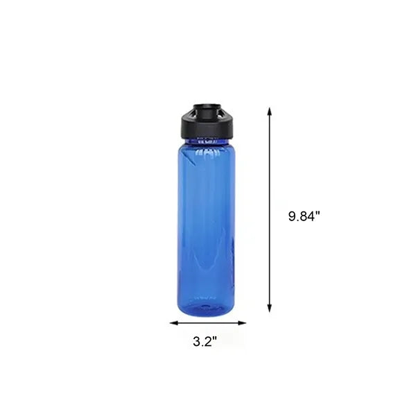 24Oz Clear Water Bottles With Straw
