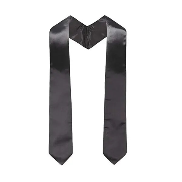 Solid Graduation Embroidered Stole