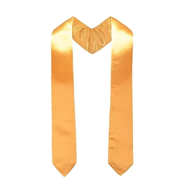 Solid Graduation Embroidered Stole