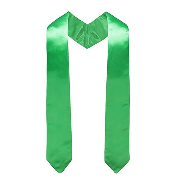 Solid Graduation Embroidered Stole