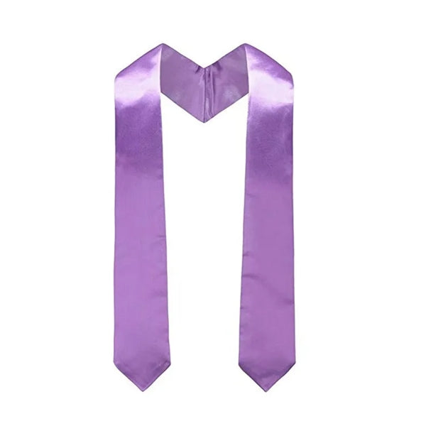 Solid Graduation Embroidered Stole