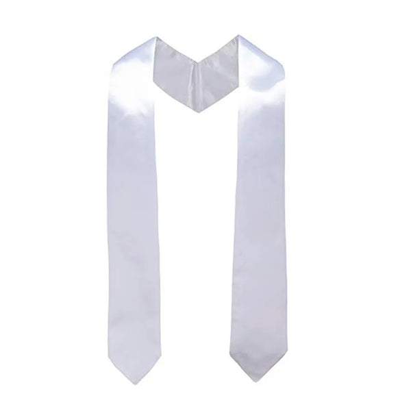 Solid Graduation Embroidered Stole