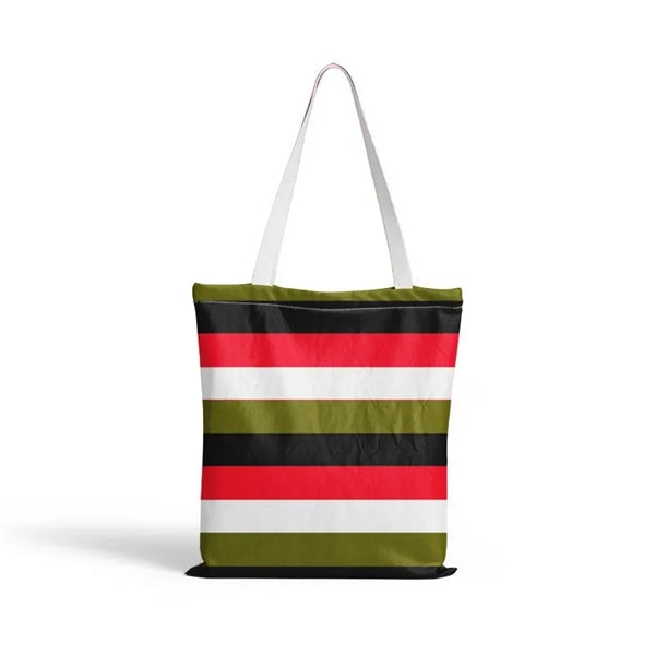 LGBT Pride Rainbow Canvas Shopping Tote Bag