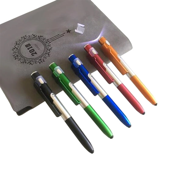 4-in-1 Multi-Purpose folding ball-point Pen