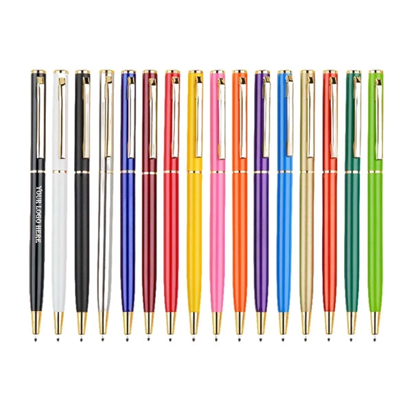 Metal Ballpoint Pen W/ Custom Logo Imprint