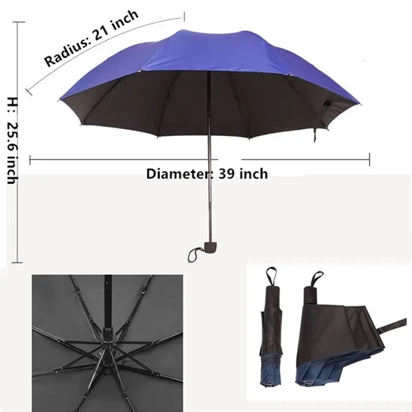 Automatic Open/Close Travel Umbrella with UV Protection Coat