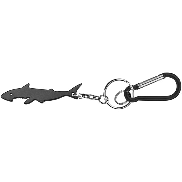 Shark shape keychain with carabiner
