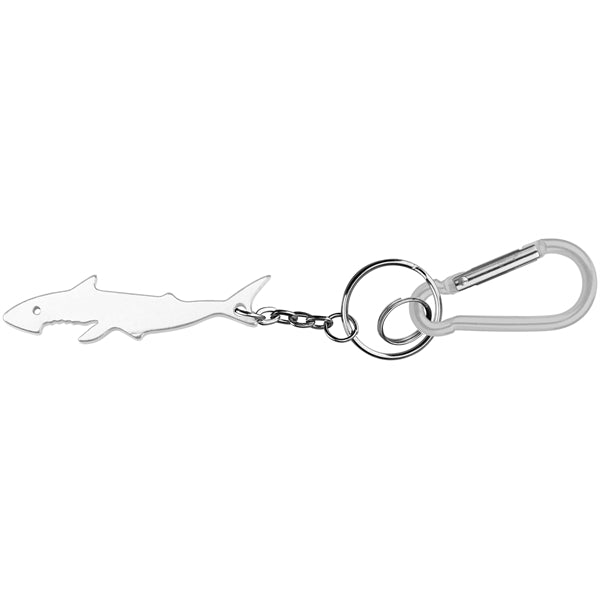 Shark shape keychain with carabiner