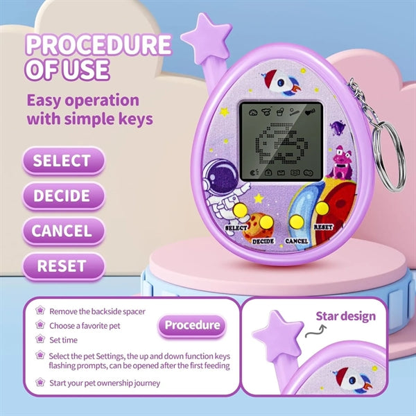 Digital Virtual Electronic Pets Video Game For Kids