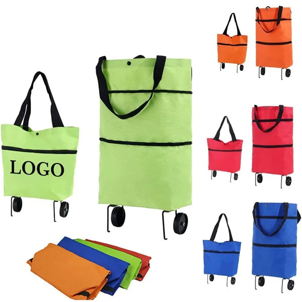 Folding Shopping Cart Bag with wheels