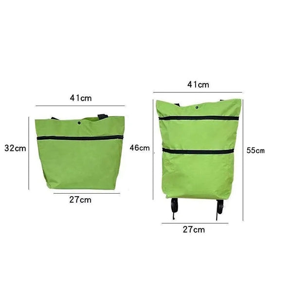 Folding Shopping Cart Bag with wheels