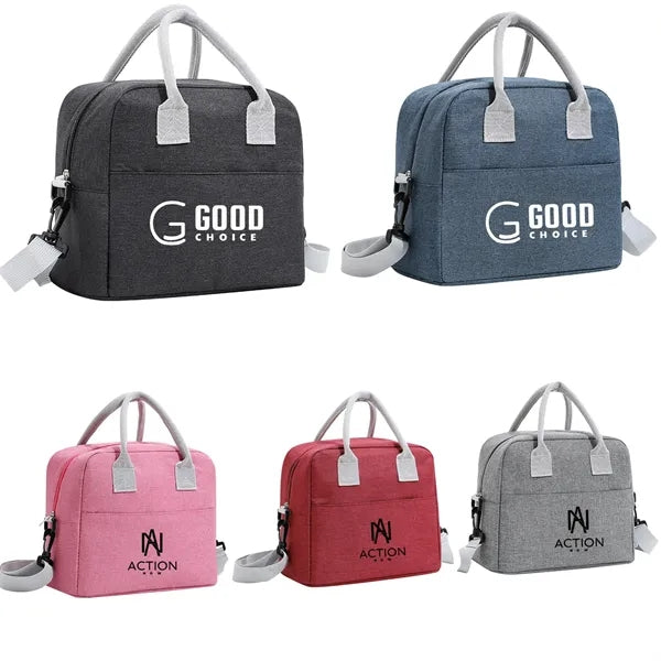 Portable Lunch Tote Bag With Adjustable Shoulder Strap