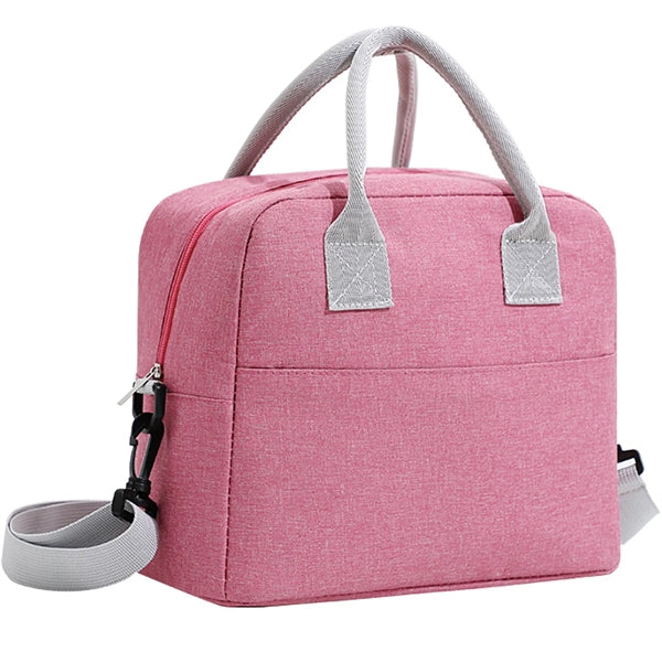 Portable Lunch Tote Bag With Adjustable Shoulder Strap
