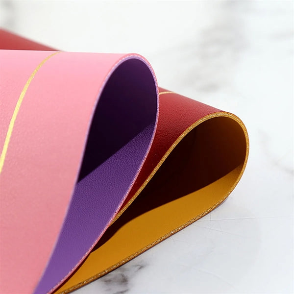 Oval Leather Insulated Placemat