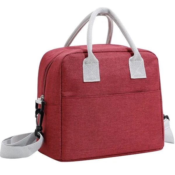 Portable Lunch Tote Bag With Adjustable Shoulder Strap