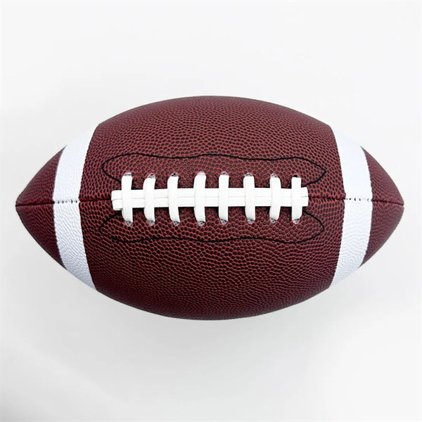 Machine Sewn Pu Sports Training Rubber American Football