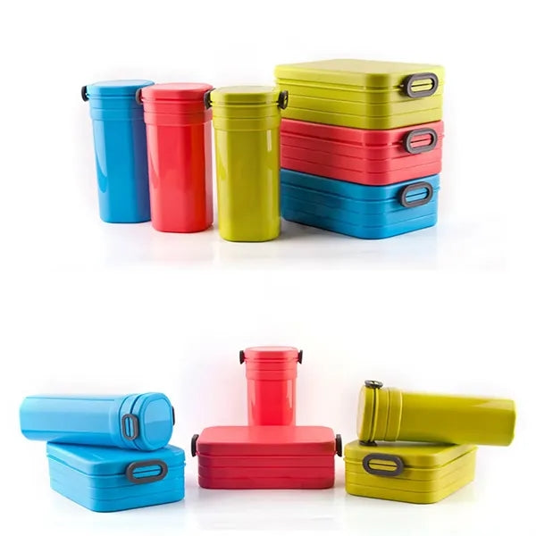 Compartment Lunch Box With Bottle