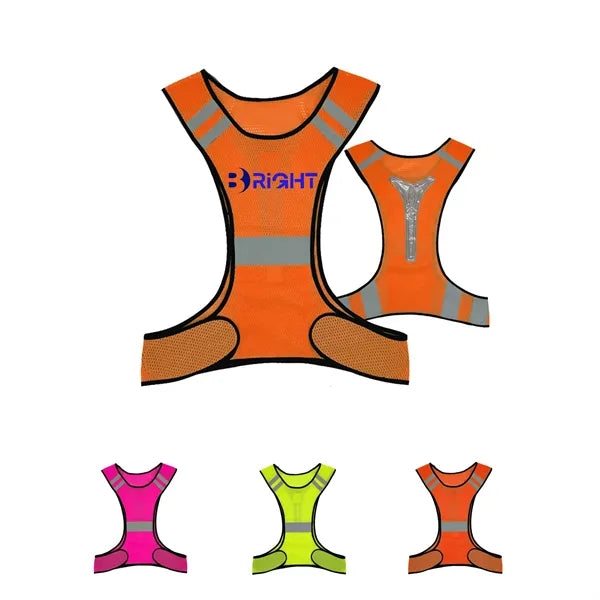 Adjustable Reflective Safety Running Vest