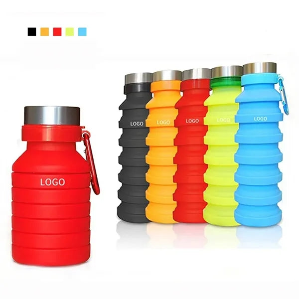 Silicone Collapsible Water Bottles 500ML