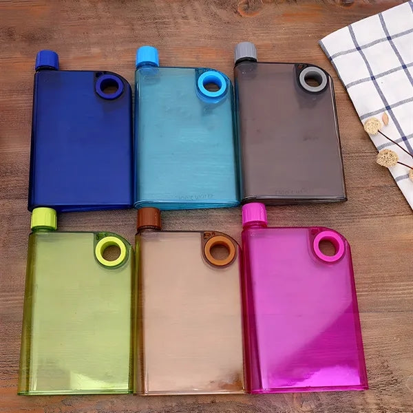 13oz Notebook Flat Water Bottle