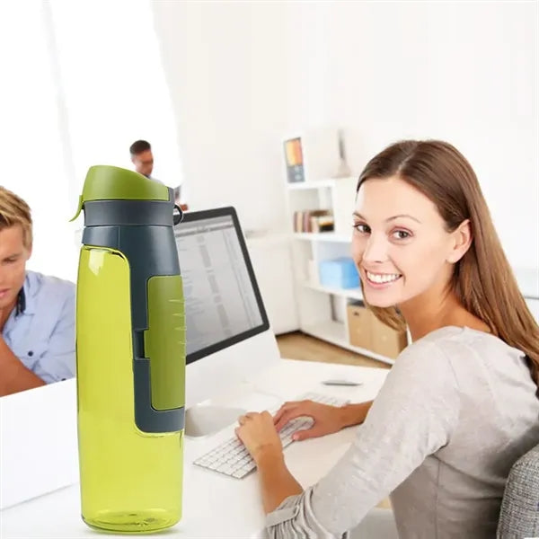 25oz Sports Water Bottle With Storage