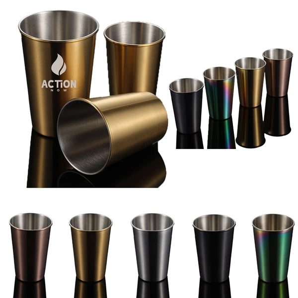 16oz Stainless Steel Pint Cups
