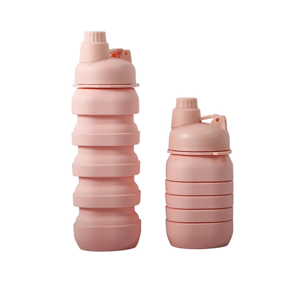 16 oz. Foldable Silicone Water Bottle